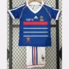 France 1998/99 Retro Home Kids Kit Fan Version - Front View | KFCOOL