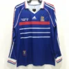 France 1998/99 Retro Home Long Sleeve Jersey Fan Version - Front View France 1998/99 Retro Home Long Sleeve Jersey Fan Version - Front View | KFCOOL