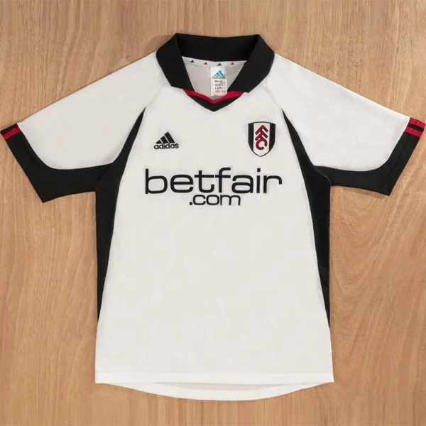 Fulham 2002/03 Retro Home Jersey Fan Version - Front View Fulham 2002/03 Retro Home Jersey Fan Version - Front View | KFCOOL