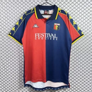 Genoa 1999/00 Retro Home Jersey Fan Version - Front View | KFCOOL