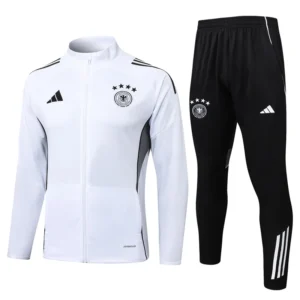 Germany 2025/26 White Black Jacket Tracksuit - Front View | KFCOOL