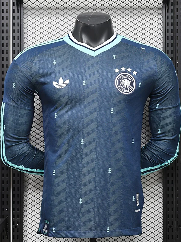 Germany 2026/27 Away Long Sleeve Jersey Player Version - Back View Germany 2026/27 Away Long Sleeve Jersey Player Version - Back View | KFCOOL