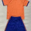 Germany 2026/27 Goalkeeper Orange Kids Kit Fan Version - Back View | KFCOOL