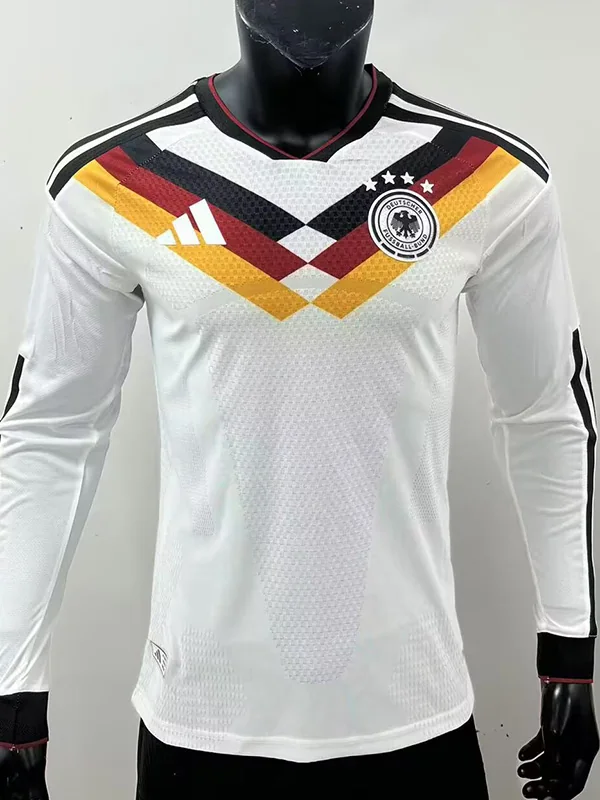 Germany 2026/27 Home Long Sleeve Jersey Player Version - Front View Germany 2026/27 Home Long Sleeve Jersey Player Version - Front View | KFCOOL