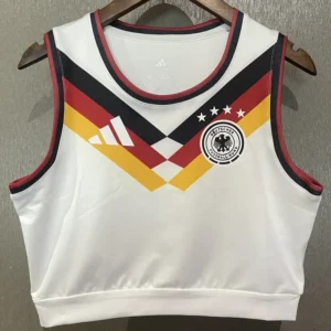 Germany 2026/27 Home Sleeveless Women Yoga Vest - Front View Germany 2026/27 Home Sleeveless Women Yoga Vest - Front View | KFCOOL