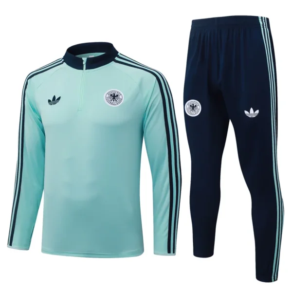 Germany 2026/27 Green Half Pull Tracksuit - Front View | KFCOOL