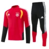 Germany 2026/27 Red Half Pull Tracksuit - Front View | KFCOOL