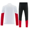Germany 2026/27 White Half Pull Tracksuit - Back View - KFCool – Football Jerseys & Soccer Kits Store Germany 2026/27 White Half Pull Tracksuit - Back View | KFCOOL