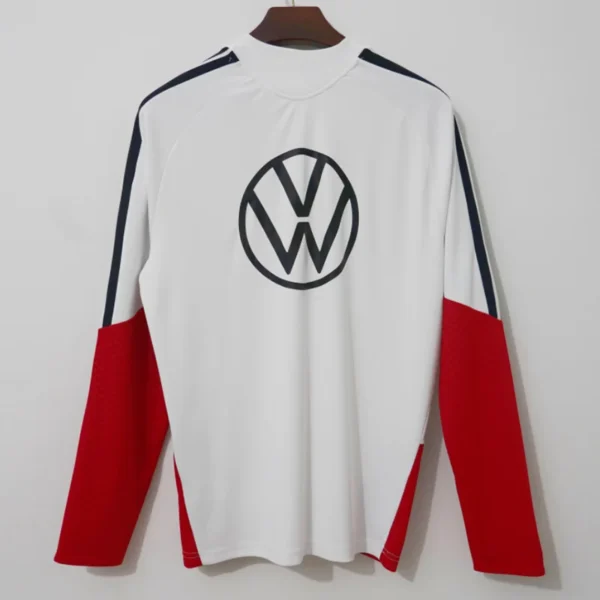 Germany 2026/27 Red White Half Pull Tracksuit - Detail View 3 | KFCOOL
