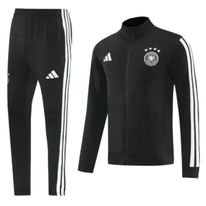 Germany 2026/27 Black Jacket Tracksuit - Front View | KFCOOL