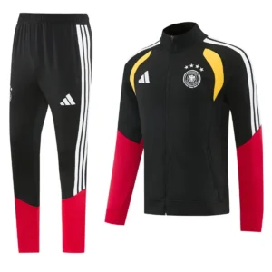 Germany 2026/27 Black Red Jacket Tracksuit - Front View | KFCOOL