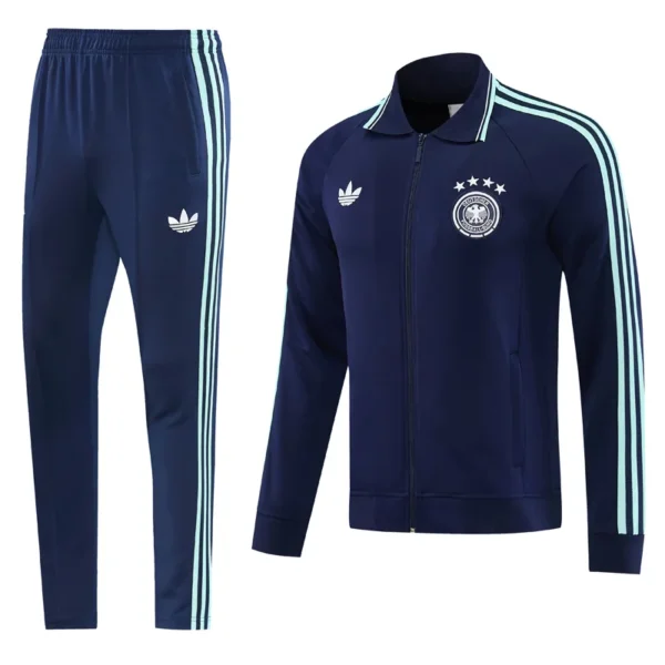 Germany 2026/27 Royal Blue Jacket Tracksuit - Front View - KFCool – Football Jerseys & Soccer Kits Store Germany 2026/27 Royal Blue Jacket Tracksuit - Front View | KFCOOL