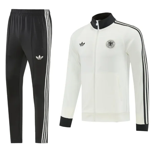 Germany 2026/27 White Jacket Tracksuit - Front View | KFCOOL