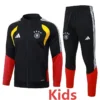 Germany 2026/27 Black Kids Jacket Tracksuit - Front View - KFCool – Football Jerseys & Soccer Kits Store Germany 2026/27 Black Kids Jacket Tracksuit - Front View | KFCOOL