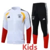Germany 2026/27 White Kids Jacket Tracksuit - Front View - KFCool – Football Jerseys & Soccer Kits Store Germany 2026/27 White Kids Jacket Tracksuit - Front View | KFCOOL