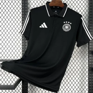Germany 2026/27 Black Polo Shirt - Front View | KFCOOL