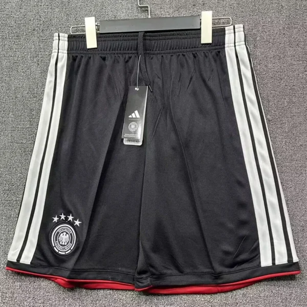 Germany 2026/27 Black Shorts - Front View | KFCOOL