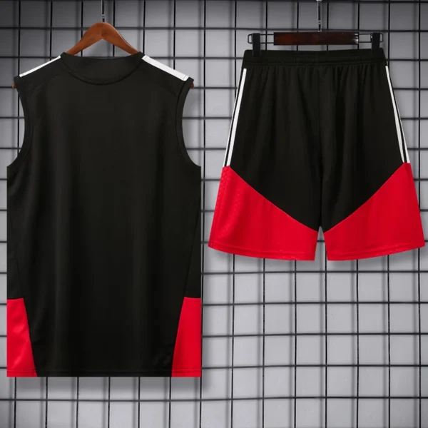 Germany 2026/27 Black Sleeveless Shorts - Back View Germany 2026/27 Black Sleeveless Shorts - Back View | KFCOOL