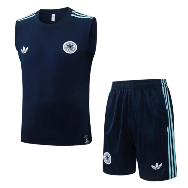 Germany 2026/27 Royal Blue Sleeveless Shorts - Front View | KFCOOL