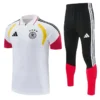 Germany 2026/27 White Short Sleeve Pants Suit - Front View | KFCOOL