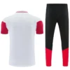 Germany 2026/27 White Short Sleeve Pants Suit - Back View | KFCOOL