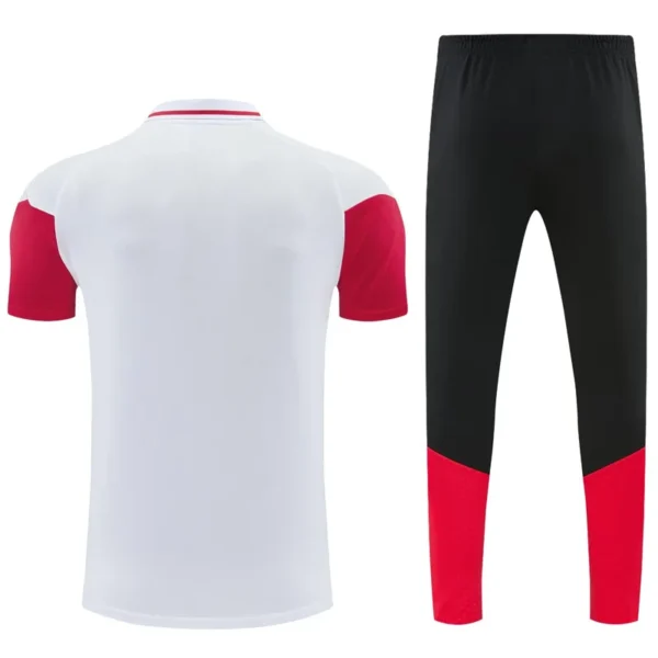 Germany 2026/27 White Short Sleeve Pants Suit - Back View | KFCOOL