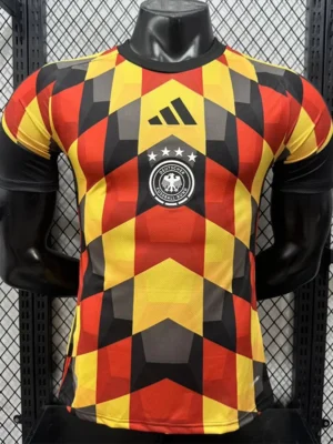 Germany 2026/27 Yellow Black Training Shirt Player Version - Front View | KFCOOL