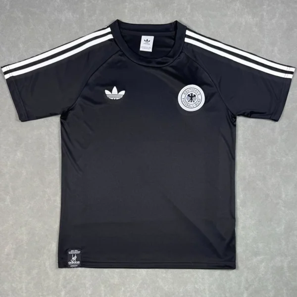 Germany 2026/27 Black Training Shirt - Front View Germany 2026/27 Black Training Shirt - Front View | KFCOOL