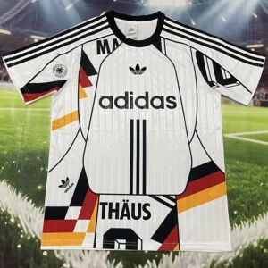 Germany 2026/27 White Black Special Edition Training Shirt - Front View | KFCOOL