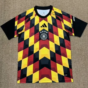 Germany 2026/27 Yellow Black Training Shirt - Front View | KFCOOL