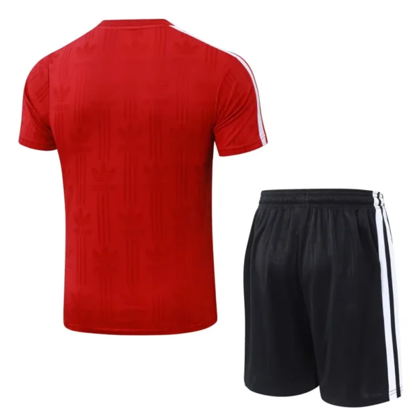 Germany 2026/27 Red Training Short Suit Player Version - Back View | KFCOOL
