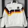 Germany 2026/27 White Black Windbreaker - Front View - KFCool – Football Jerseys & Soccer Kits Store Germany 2026/27 White Black Windbreaker - Front View | KFCOOL