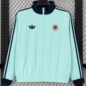 Germany 2026/27 Green Windbreaker - Front View Germany 2026/27 Green Windbreaker - Front View | KFCOOL