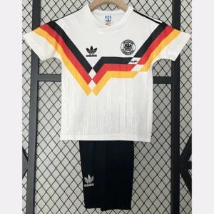 Germany 1990/91 Retro Home Kids Kit Fan Version - Front View Germany 1990/91 Retro Home Kids Kit Fan Version - Front View | KFCOOL