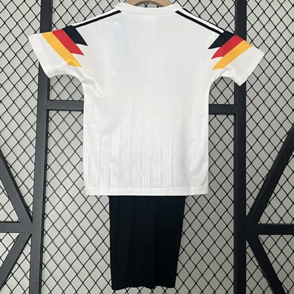 Germany 1990/91 Retro Home Kids Kit Fan Version - Back View | KFCOOL