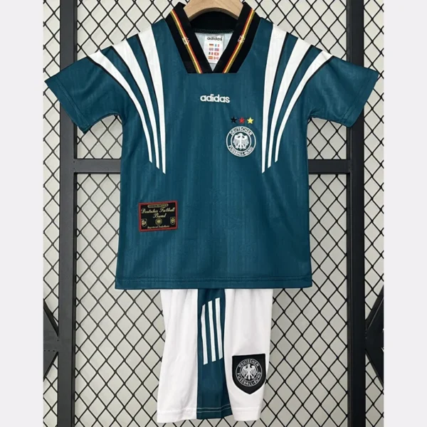 Germany 1996/97 Retro Away Kids Kit Fan Version - Front View | KFCOOL