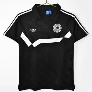 Germany 1988/90 Retro Away Black Jersey Fan Version - Front View | KFCOOL
