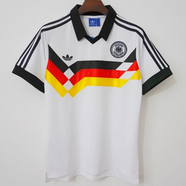 Germany 1988/90 Retro Home Jersey Fan Version - Front View Germany 1988/90 Retro Home Jersey Fan Version - Front View | KFCOOL