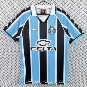 Gremio 2000/01 Retro Home Jersey Fan Version - Front View | KFCOOL