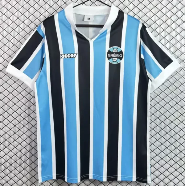 Gremio 1981/82 Retro Home Jersey Fan Version - Front View | KFCOOL