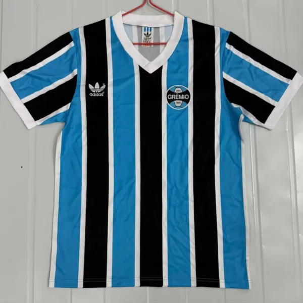 Gremio 1983/84 Retro Home Jersey Fan Version - Front View | KFCOOL