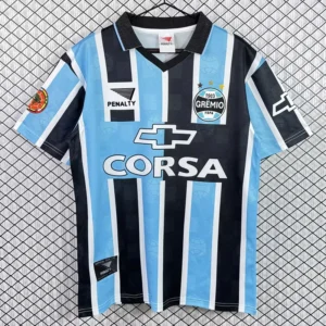Gremio 1998/99 Retro Home Jersey Fan Version - Front View | KFCOOL