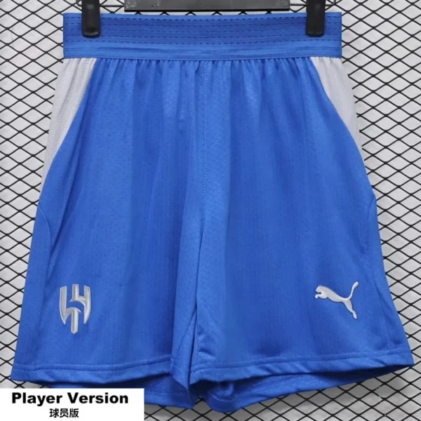 Al Hilal 2026/27 Home Shorts Player Version - Front View | KFCOOL