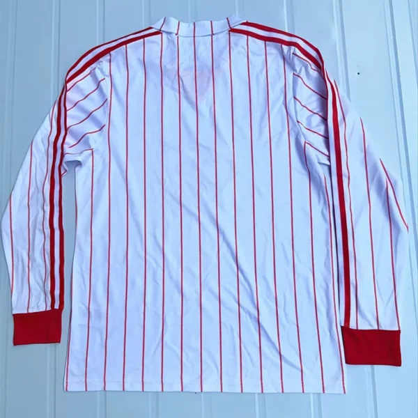 Hamburg 1983/84 Retro Home Long Sleeve Jersey Fan Version - Back View | KFCOOL