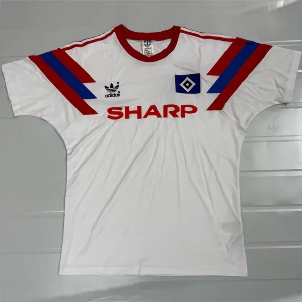 Hamburg 1990/91 Retro Home Jersey Fan Version - Front View | KFCOOL