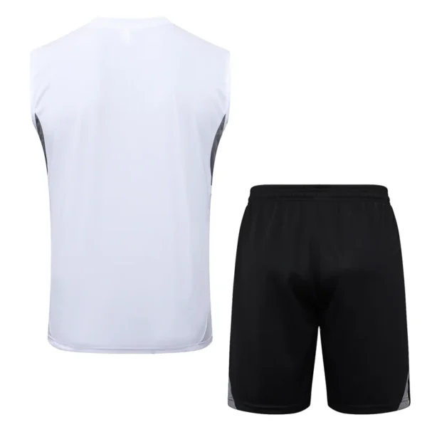 Inter Miami 2025/26 White Sleeveless Shorts - Back View Inter Miami 2025/26 White Sleeveless Shorts - Back View | KFCOOL