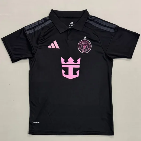Inter Miami 2026/27 Away Black Jersey Fan Version - Front View | KFCOOL