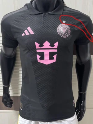 Inter Miami 2026/27 Away Black Jersey Player Version - Front View | KFCOOL