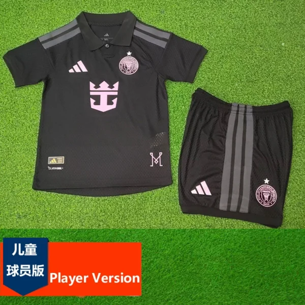 Inter Miami 2026/27 Away Kids Kit Player Version - Front View | KFCOOL