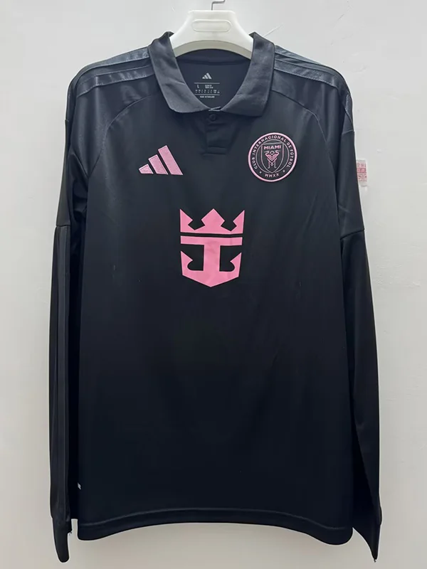 Inter Miami 2026/27 Away Long Sleeve Jersey Fan Version - Front View | KFCOOL